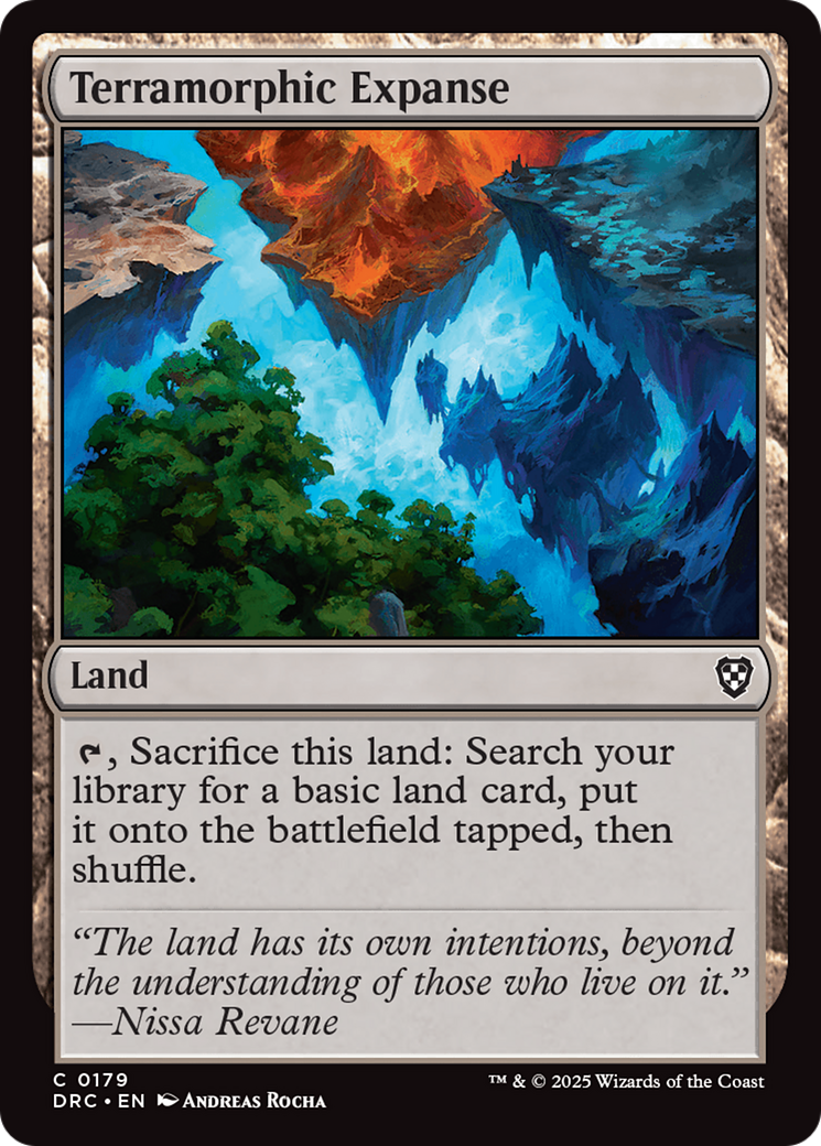 Terramorphic Expanse (-179) - Commander: Aetherdrift