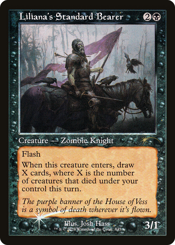 Liliana's Standard Bearer (Retro Frame) (SLD-845) - Secret Lair Drop Series Foil