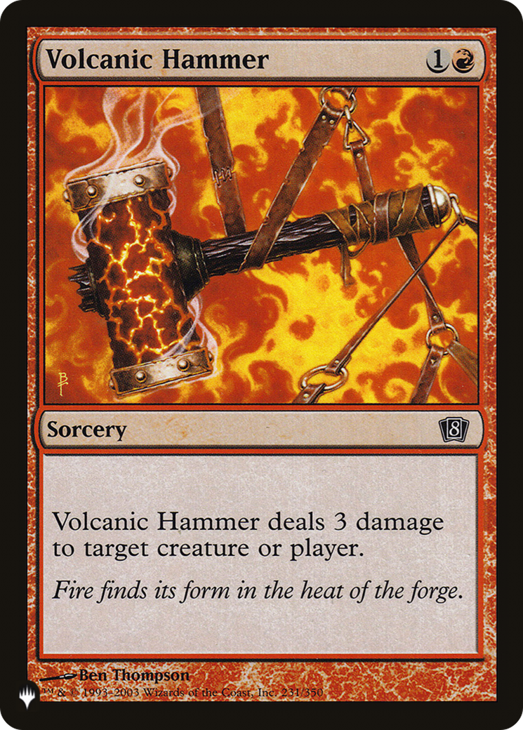 Volcanic Hammer [The List Reprints]