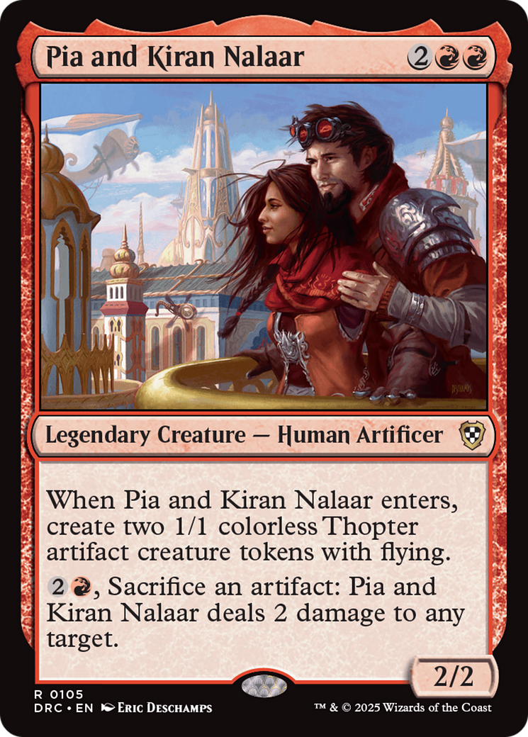 Pia and Kiran Nalaar (-105) - Commander: Aetherdrift