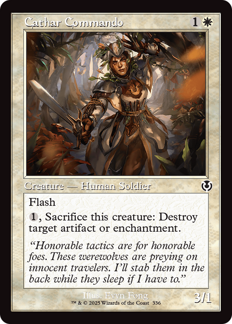 Cathar Commando (Retro Frame) (-336) - Innistrad Remastered Foil