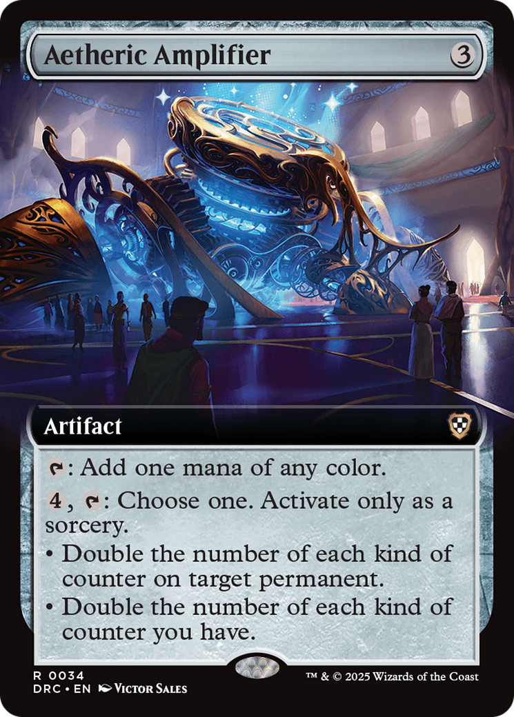Aetheric Amplifier (Extended Art) (-034) - Commander: Aetherdrift