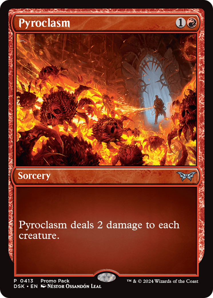 Pyroclasm [Duskmourn: House of Horror Promos]
