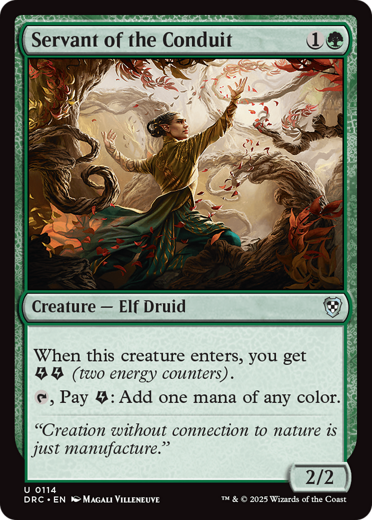 Servant of the Conduit (-114) - Commander: Aetherdrift
