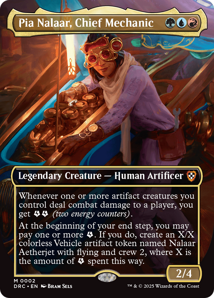 Pia Nalaar, Chief Mechanic (Borderless) (-002) - Commander: Aetherdrift