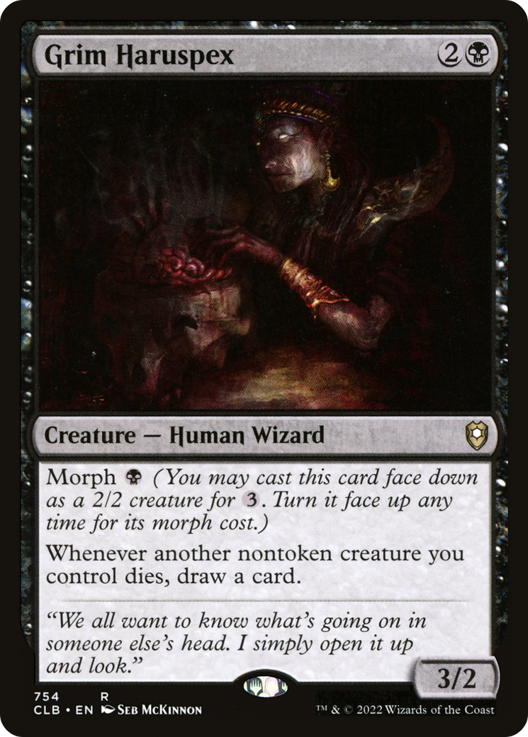 Grim Haruspex [Commander Legends: Battle for Baldur's Gate]