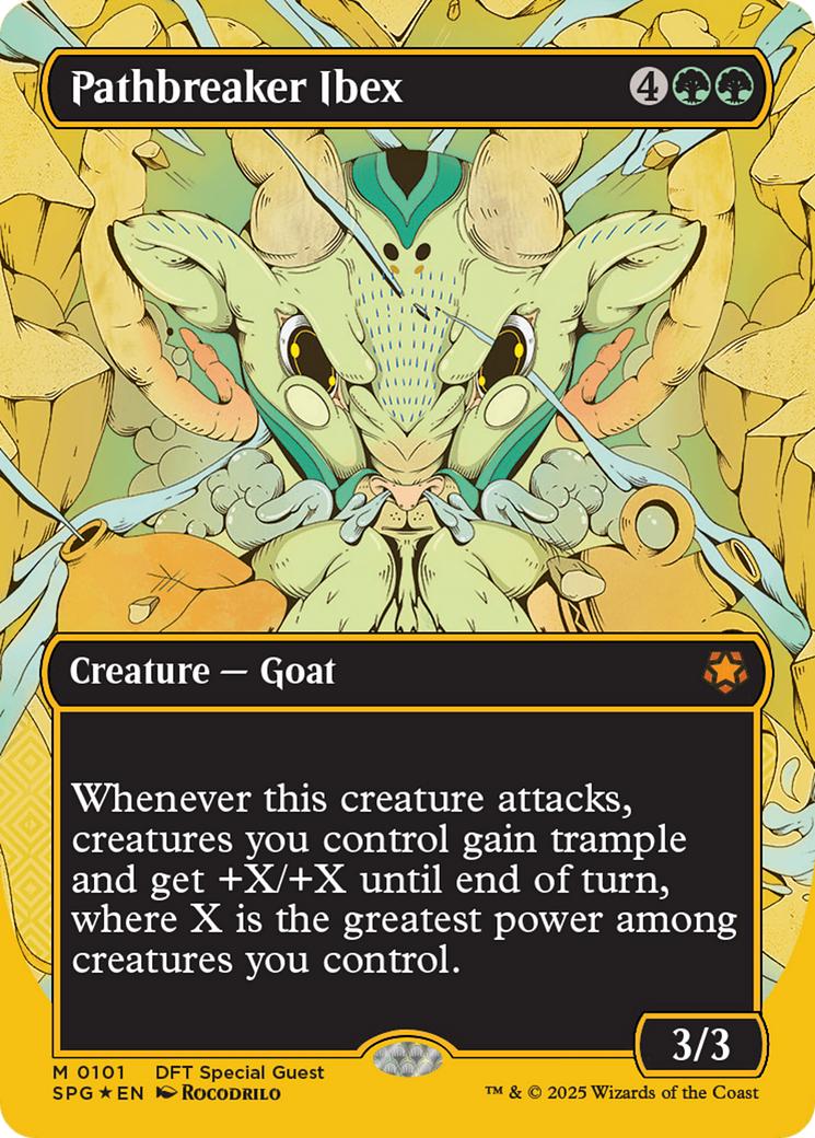 Pathbreaker Ibex (Borderless) (First-Place Foil) (-101) - Special Guests