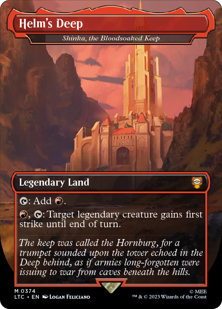 Shinka, the Bloodsoaked Keep - Helm's Deep [The Lord of the Rings: Tales of Middle-Earth Commander]