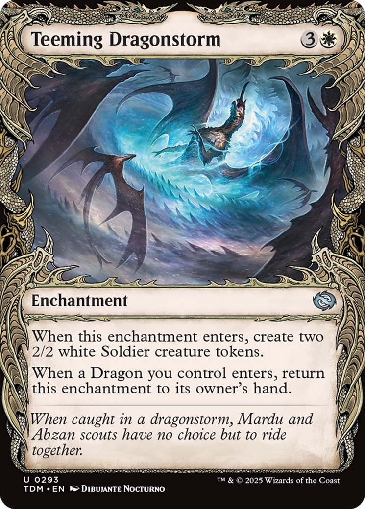 Teeming Dragonstorm (Showcase) (TDM-293) - Tarkir: Dragonstorm