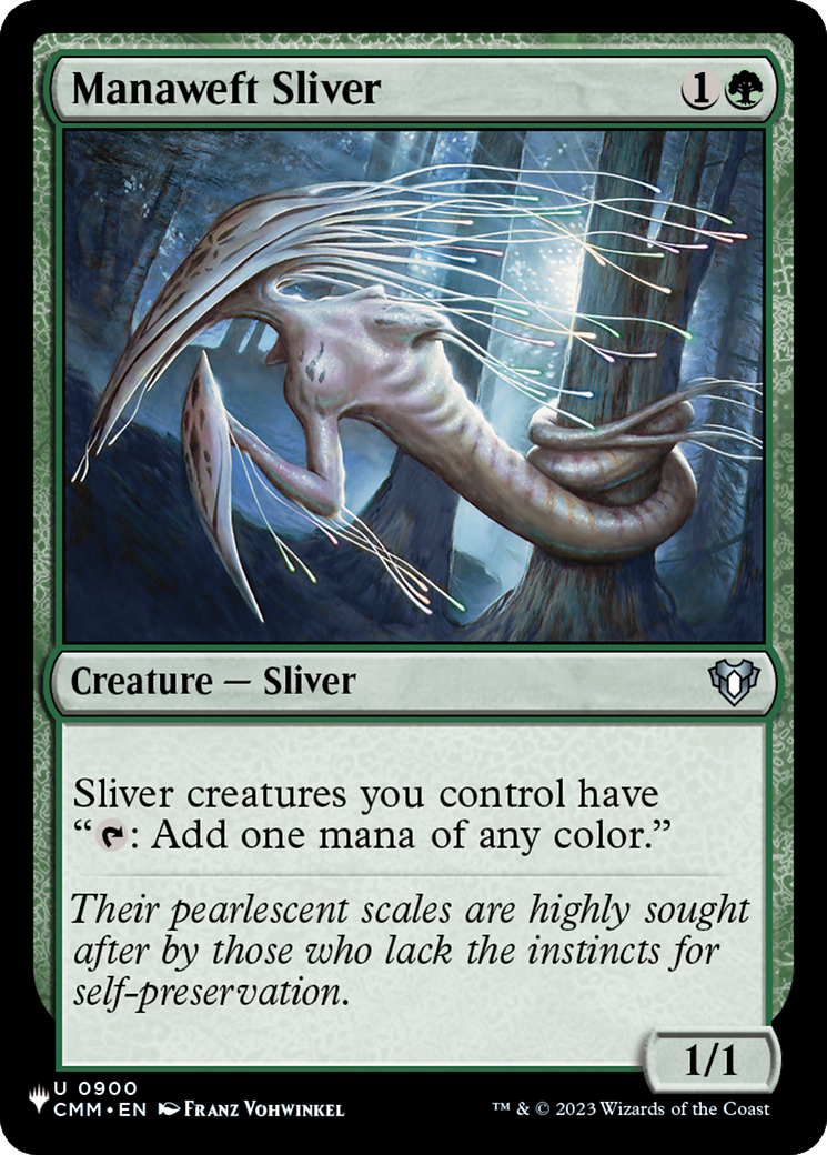 Manaweft Sliver (CMM) (LIST-900) - The List Reprints
