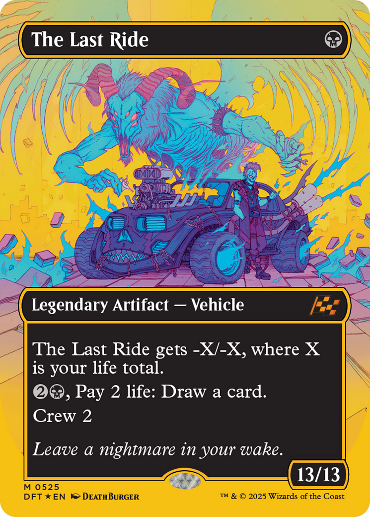 The Last Ride (Borderless) (First-Place Foil) (-525) - Aetherdrift