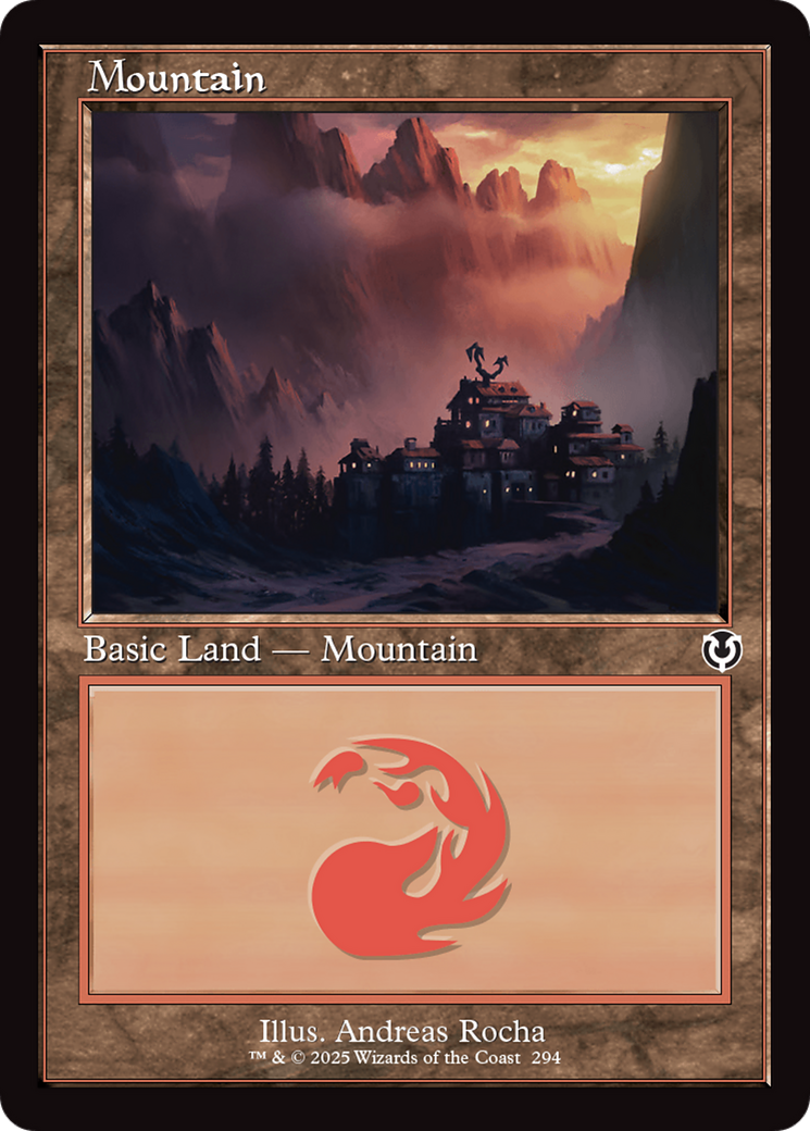 Mountain (294) (Retro Frame) (-294) - Innistrad Remastered Foil