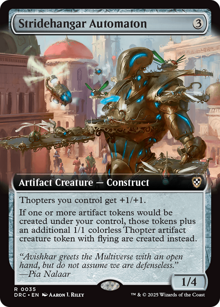 Stridehangar Automaton (Extended Art) (-035) - Commander: Aetherdrift