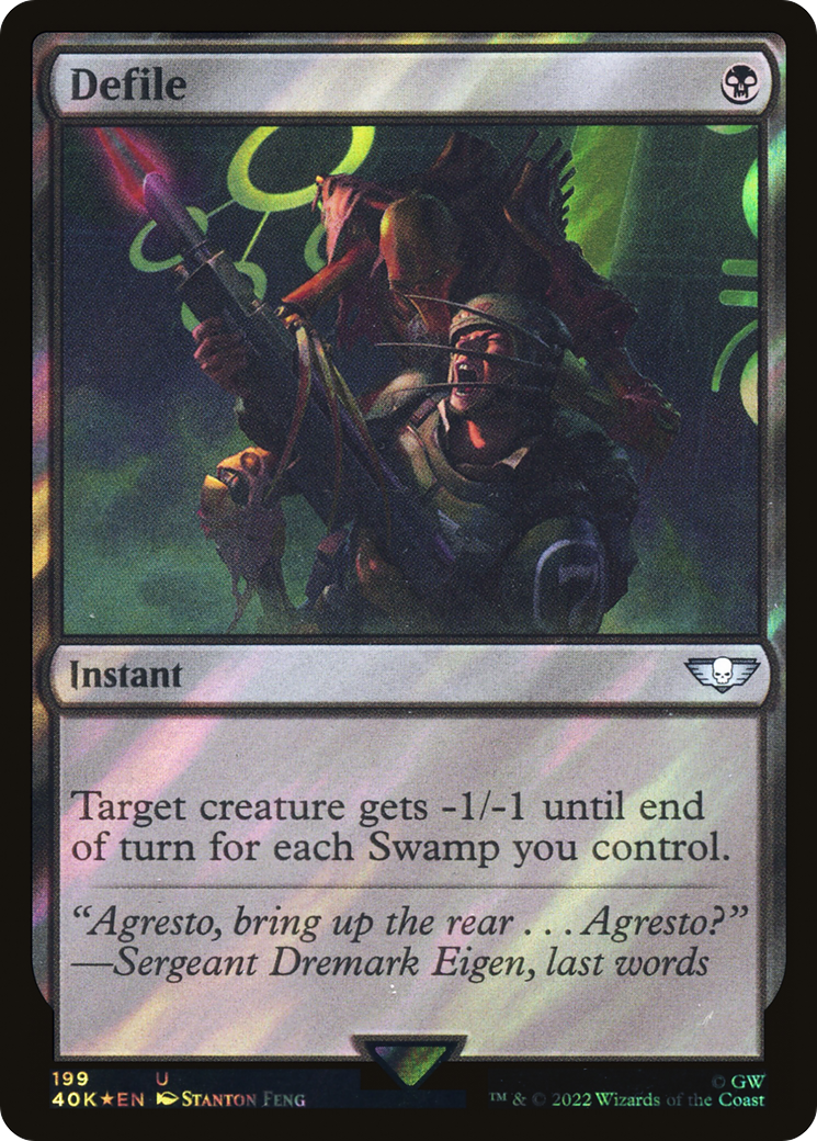 Defile (Surge Foil) [Universes Beyond: Warhammer 40,000]