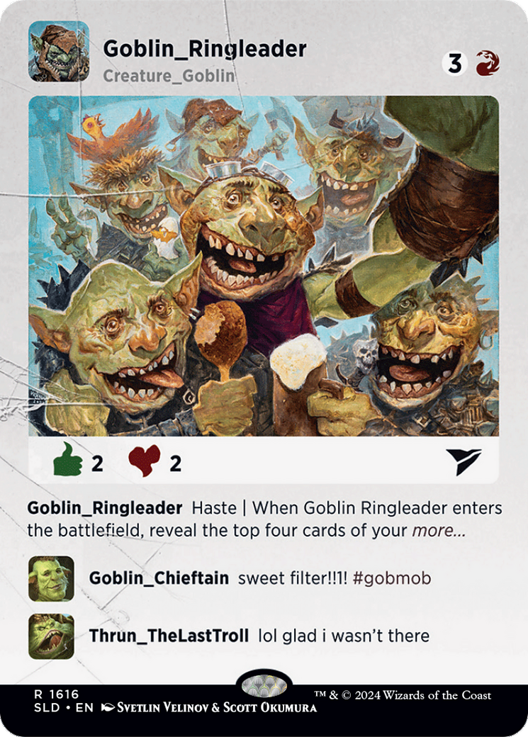 Goblin Ringleader (Rainbow Foil) [Secret Lair Drop Series]