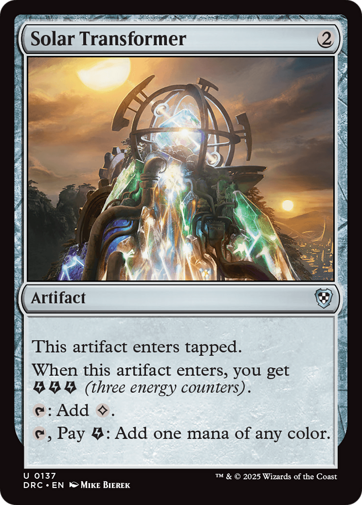 Solar Transformer (-137) - Commander: Aetherdrift