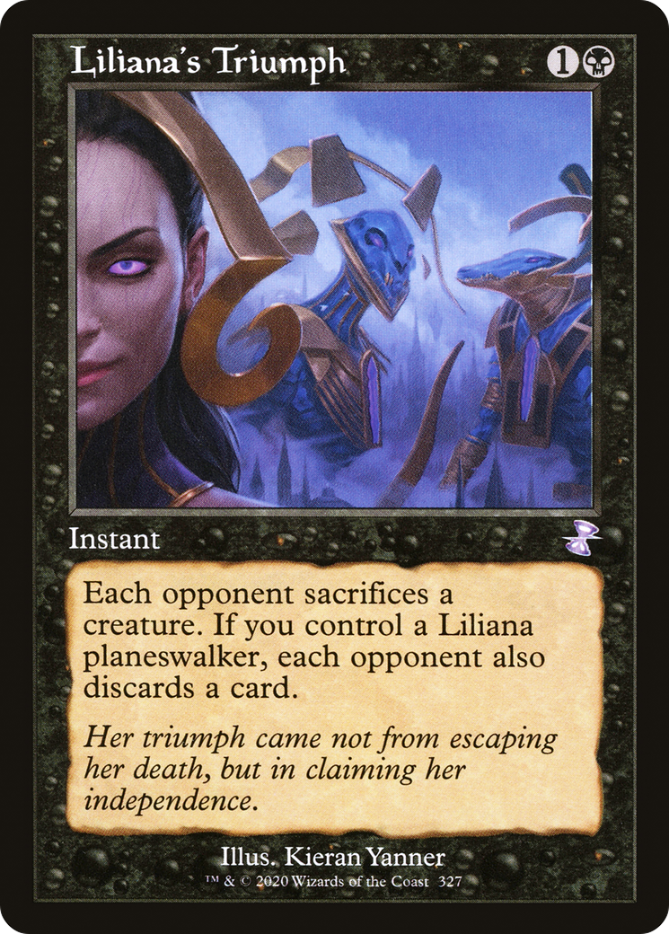Liliana's Triumph (TSR-327) - Time Spiral Remastered Foil