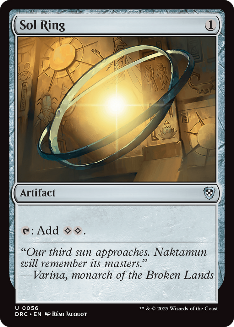 Sol Ring (0056) (-056) - Commander: Aetherdrift