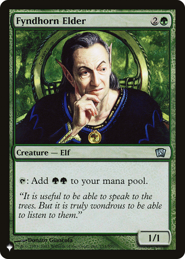 Fyndhorn Elder [The List Reprints]