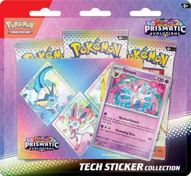Pokemon - Scarlet & Violet - Prismatic Evolutions - Tech Sticker Collection - Sylveon