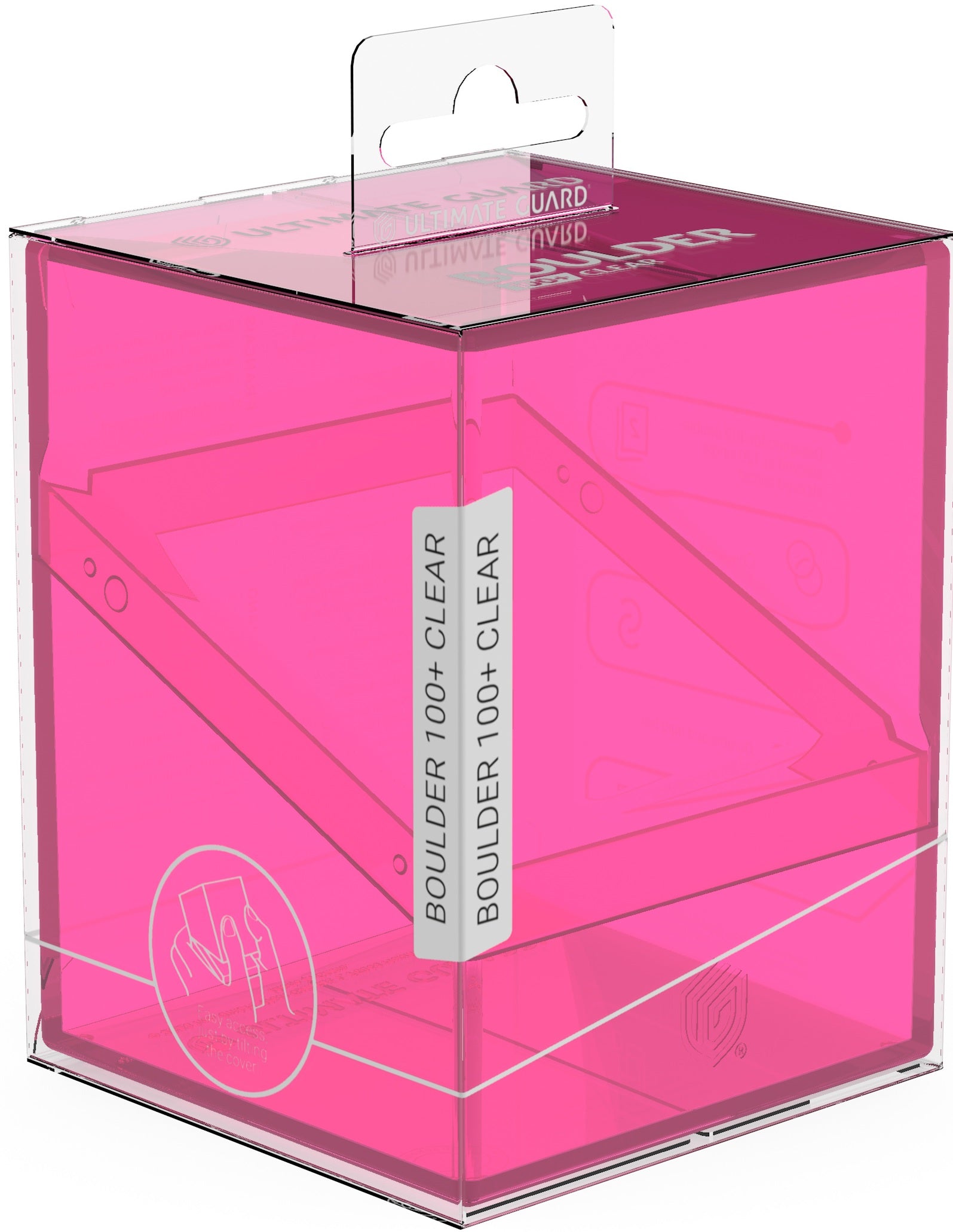 Ultimate Guard - Boulder 100+ Clear Rhodonite (Pink)