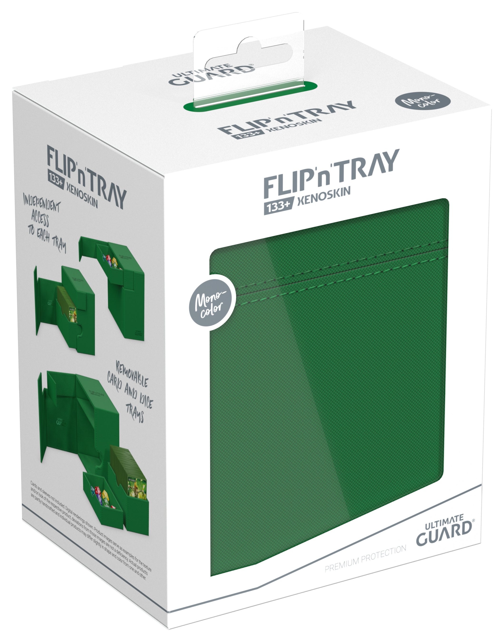 Ultimate Guard - Flip’N’Tray Xenoskin 133+ Monocolour Green