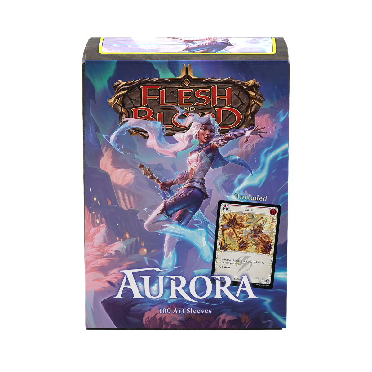 Dragon Shield - 100ct - Aurora Art Sleeve Flesh and Blood