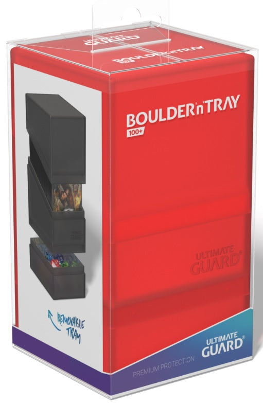 Ultimate Guard - Boulder’N’Tray 100+ Ruby