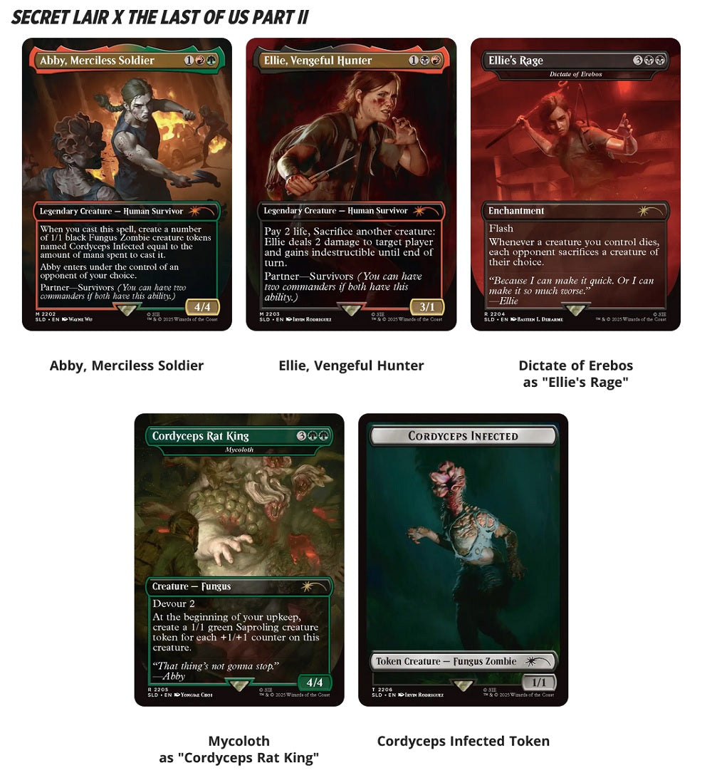MTG Secret Lair Playstation - The Last of Us Part 2: Path of Retribution Regular
