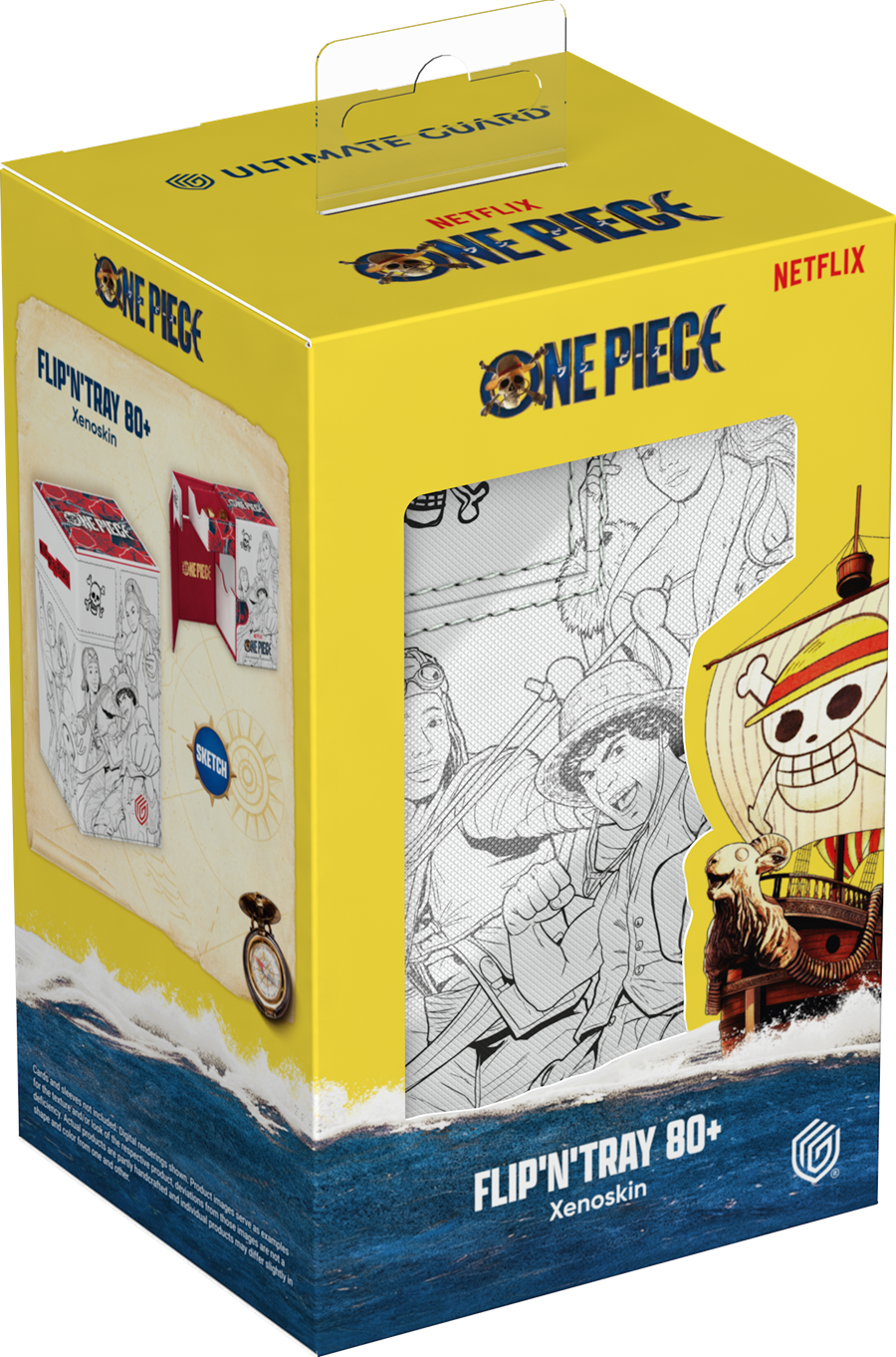 Ultimate Guard - Flip’N’Tray Xenoskin 80+ Netflix One Piece Sketch