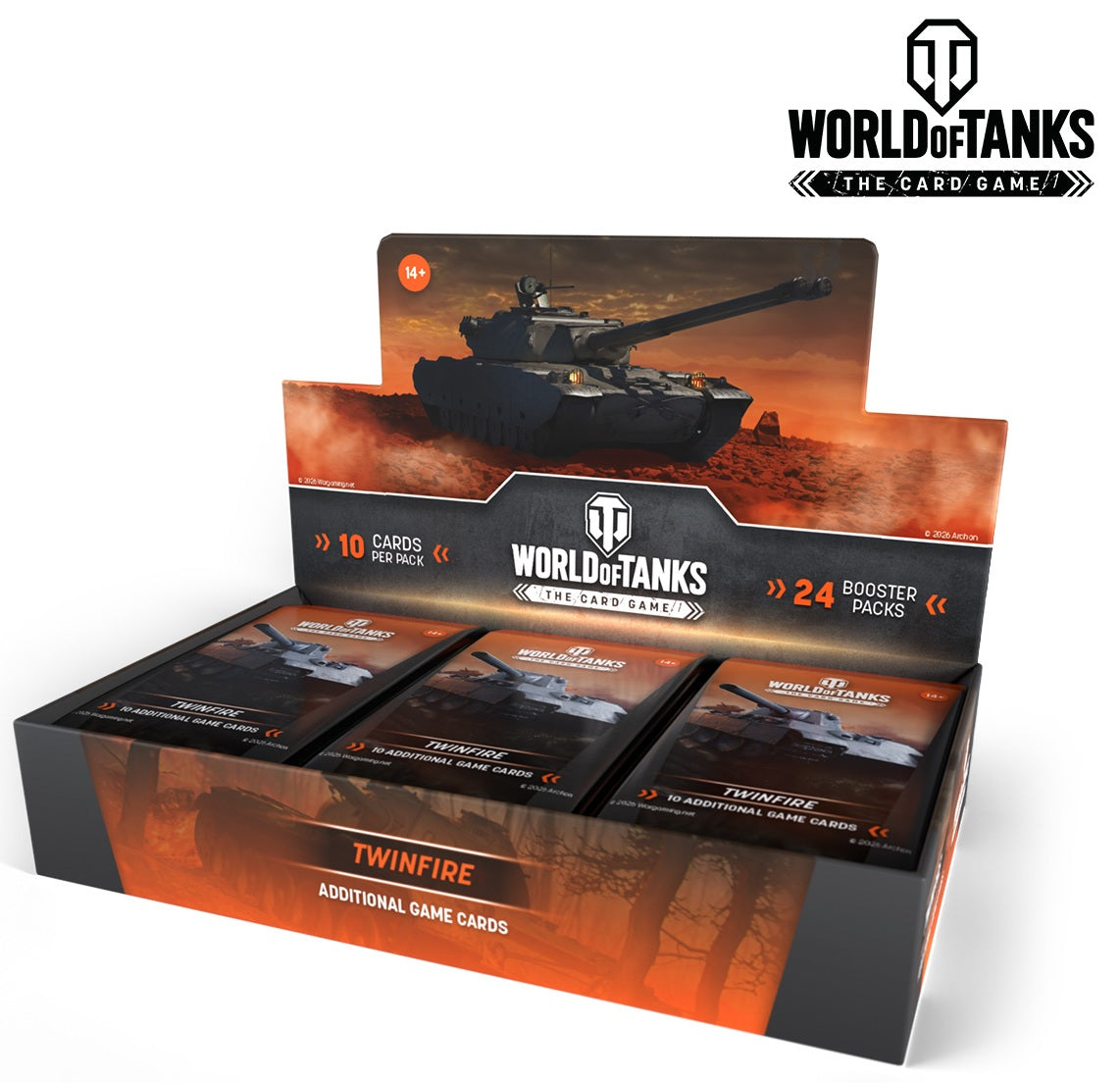 WORLD OF TANKS BOOSTER DISPLAY TWINFIRE