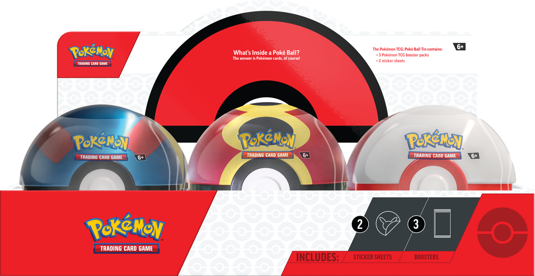 Pokemon Poke Ball Tin Display Q4 2025