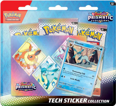 Pokemon - Scarlet & Violet - Prismatic Evolutions - Tech Sticker Collection - Glaceon