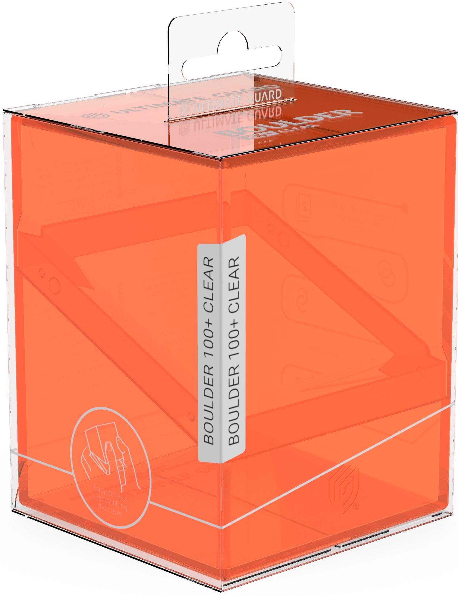 Ultimate Guard - Boulder 100+ Clear Poppy Topaz (Orange)