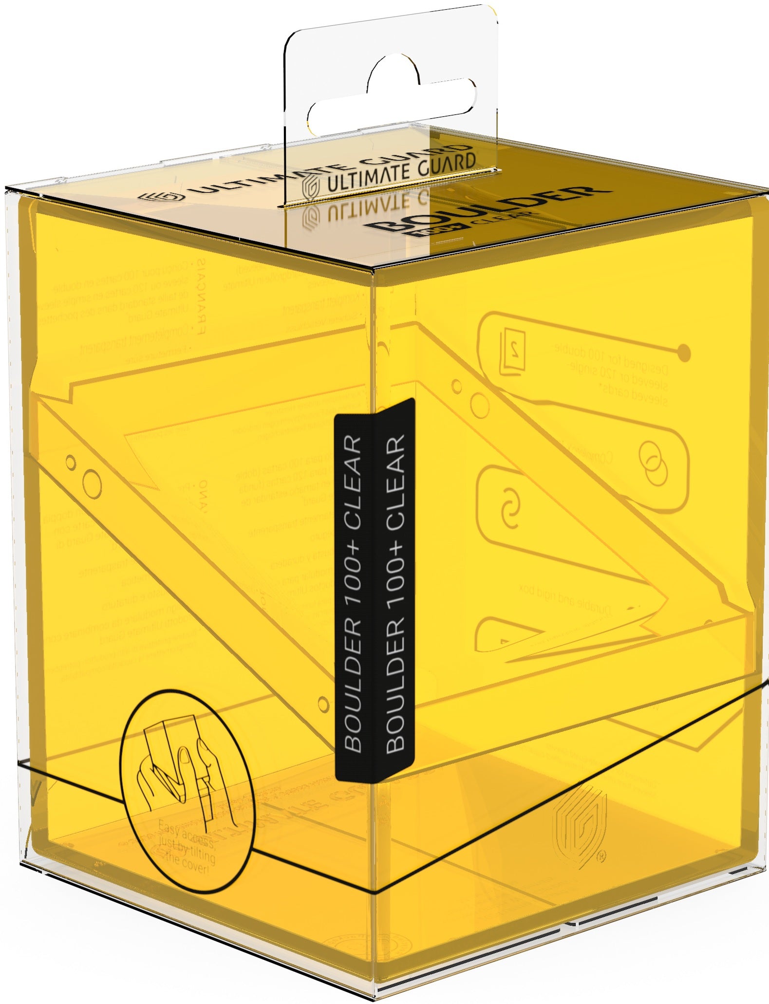 Ultimate Guard - Boulder 100+ Clear Amber (Yellow)