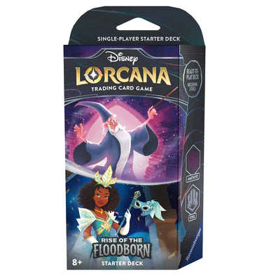 Disney Lorcana: Rise of the Floodborn - Starter Deck - Amethyst & Steel
