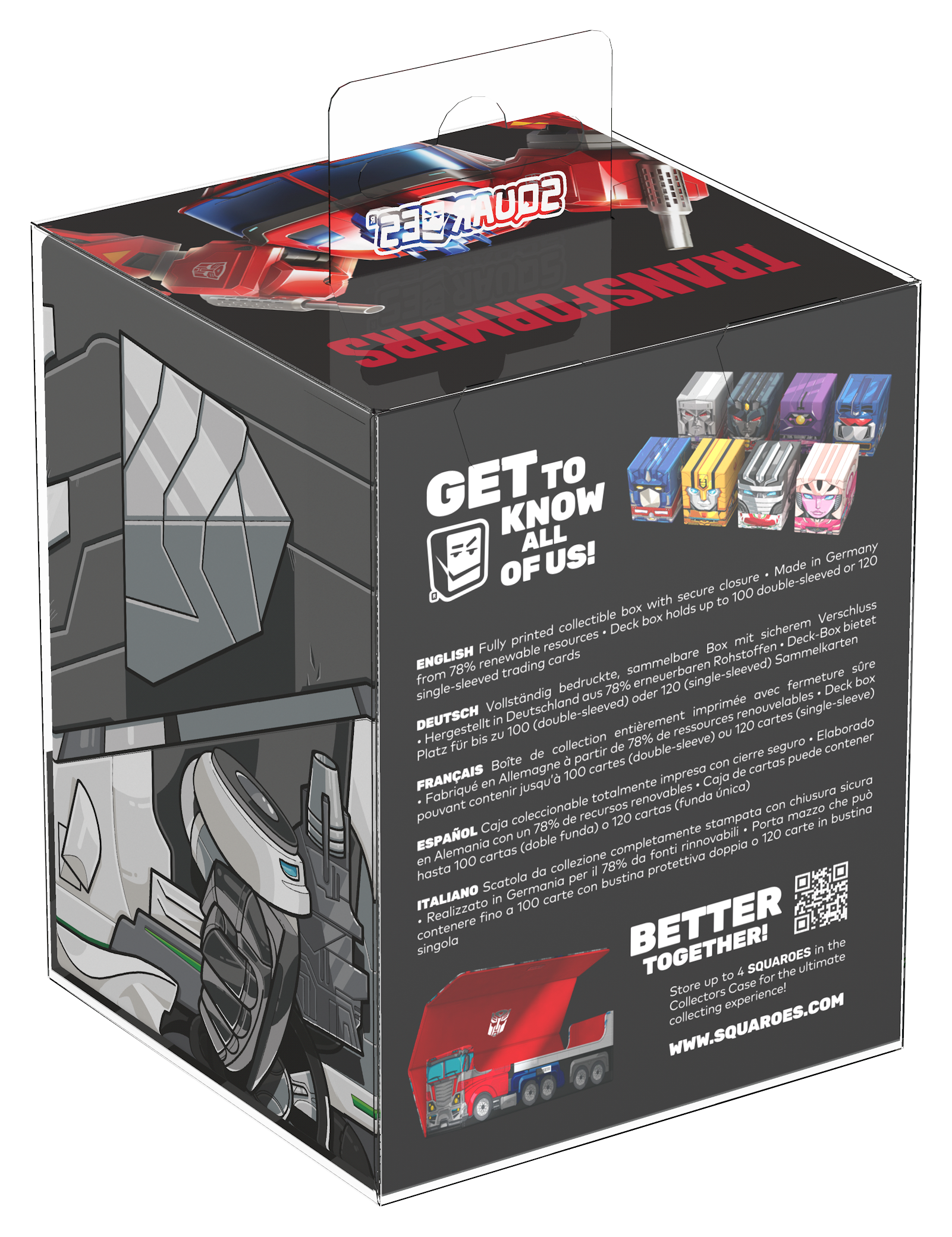 Ultimate Guard - Squaroes 100+ Hasbro Transformers WheelJack