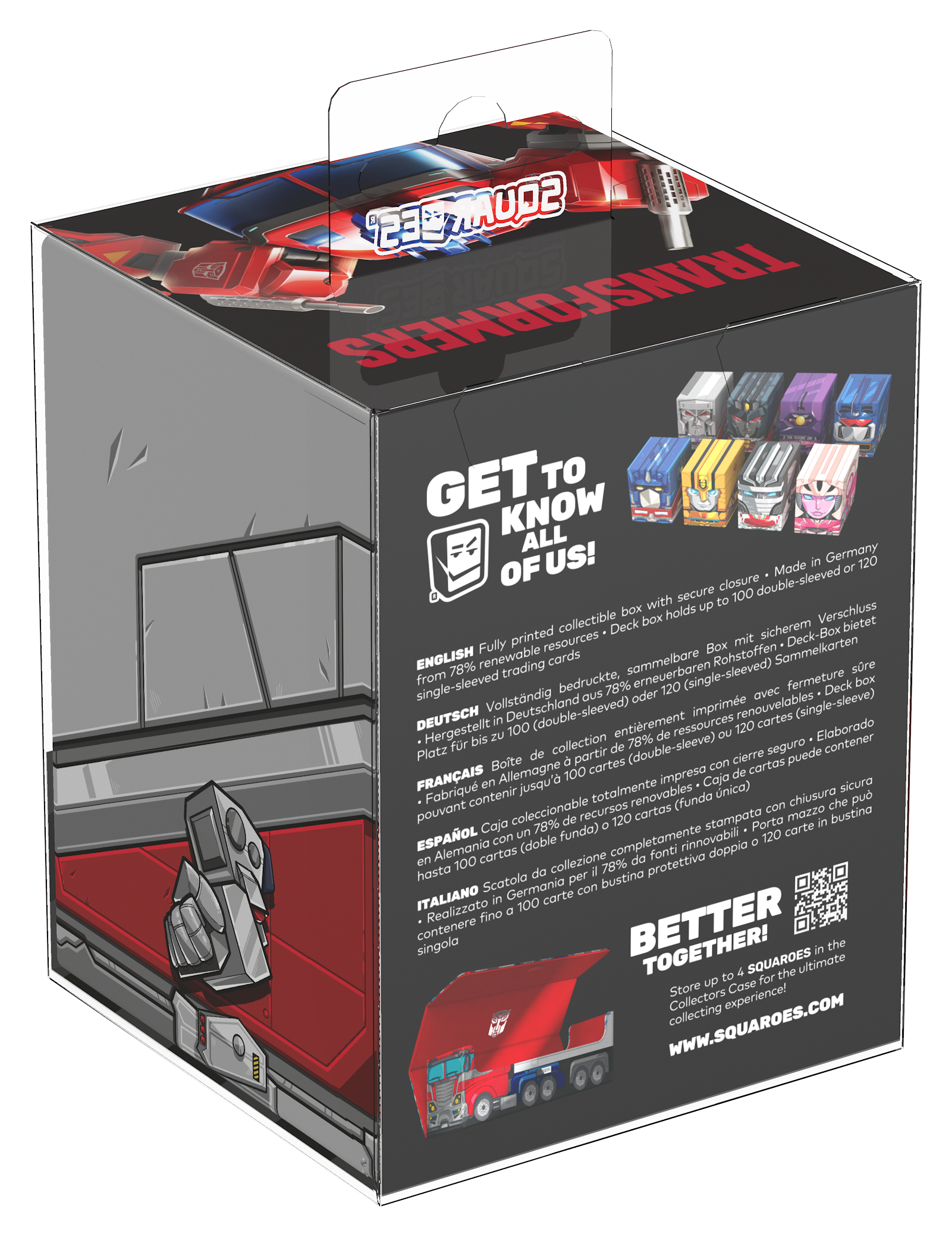 Ultimate Guard - Squaroes 100+ Hasbro Transformers Megatron