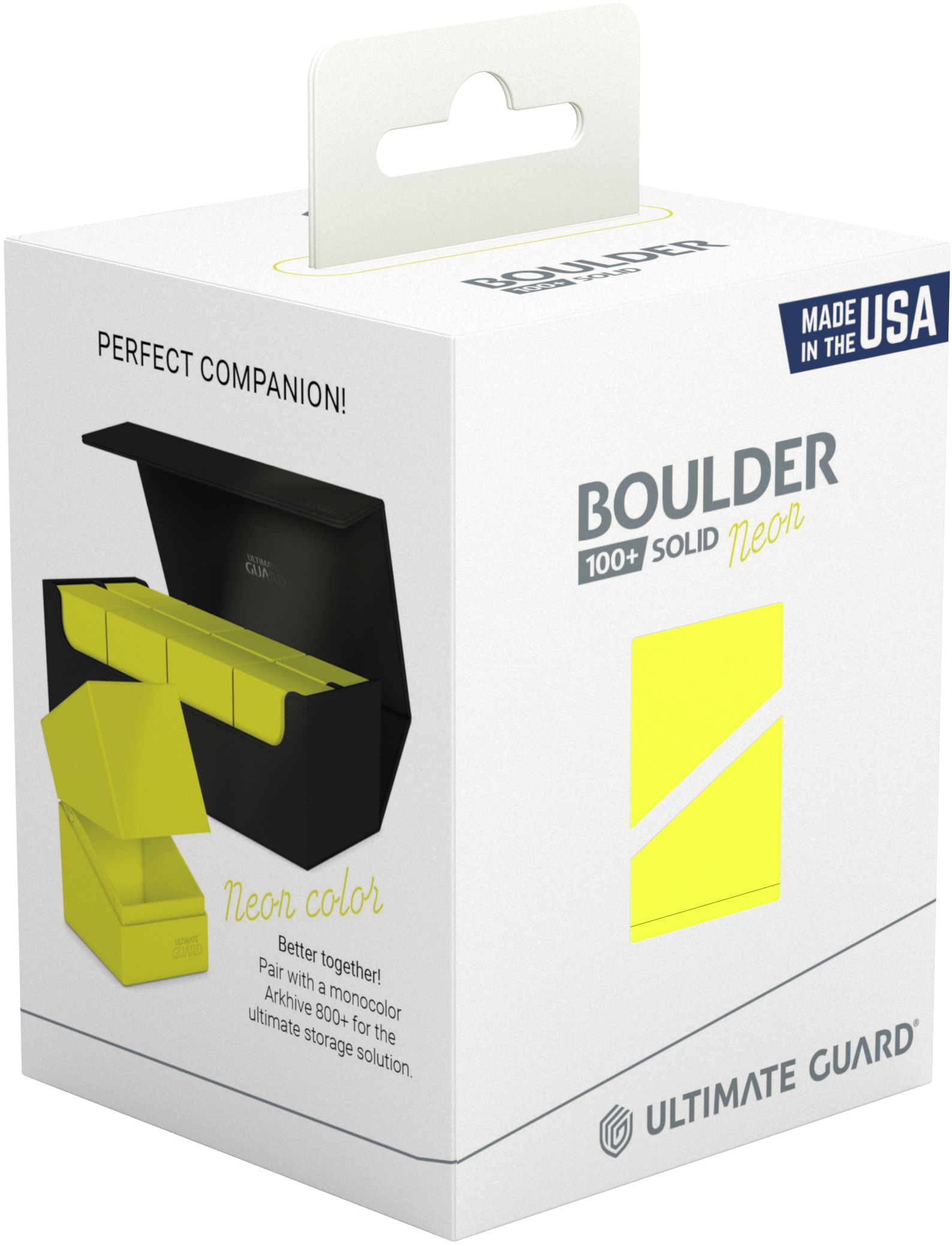 Ultimate Guard - Boulder 100+ Solid Neon Yellow