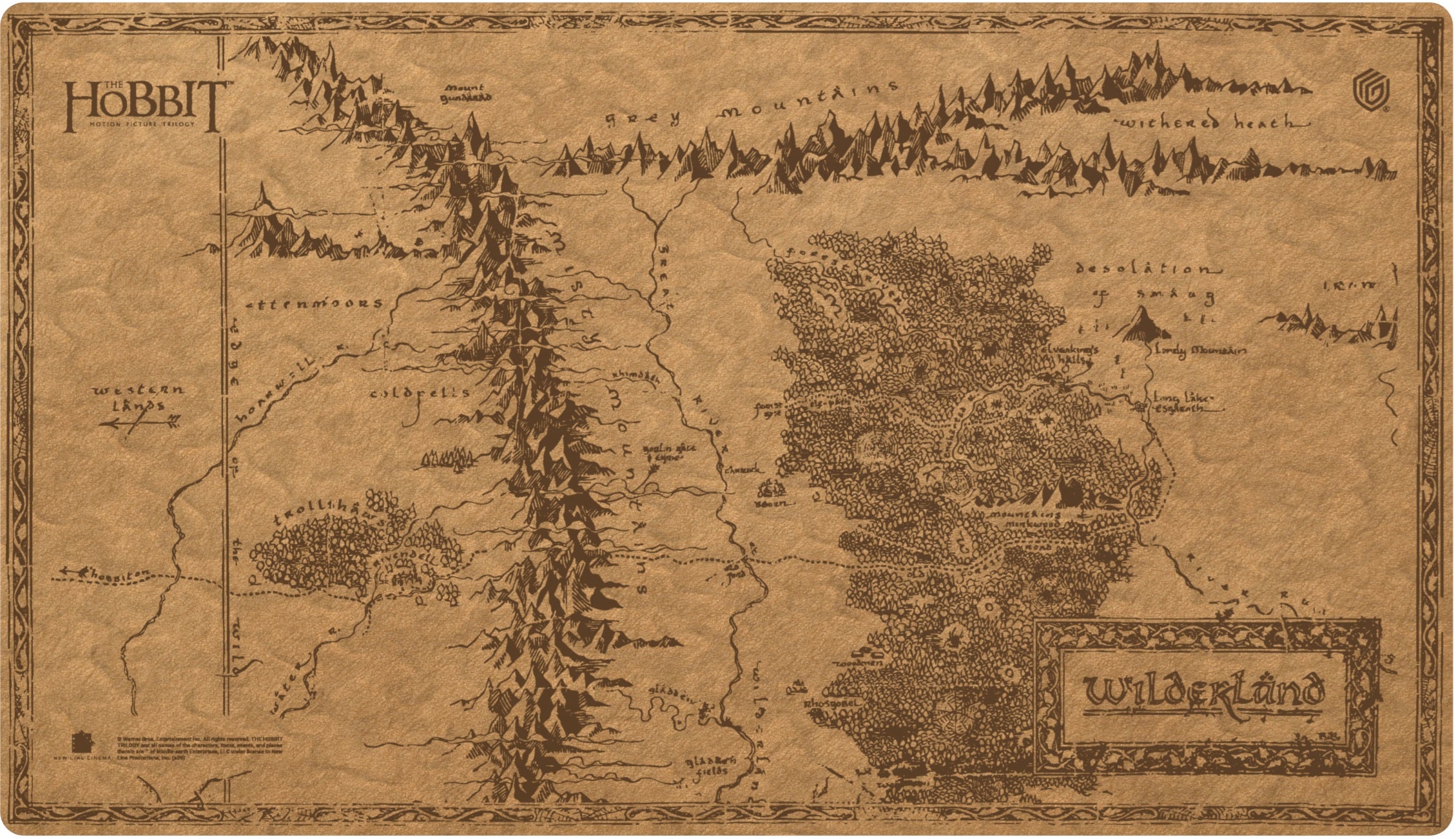 Ultimate Guard - Playmat The Hobbit Wilderlands