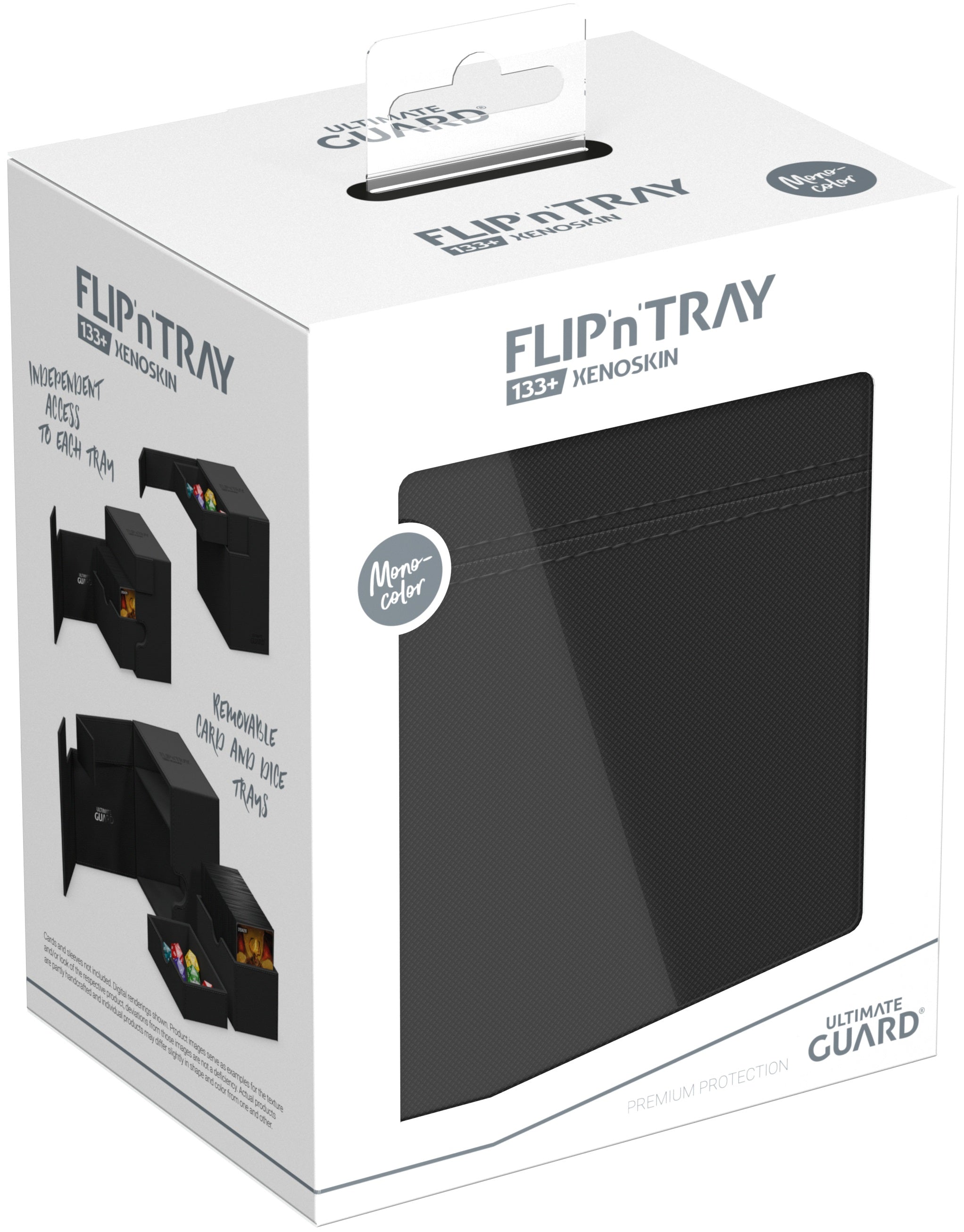 Ultimate Guard - Flip’N’Tray Xenoskin 133+ Monocolour Black