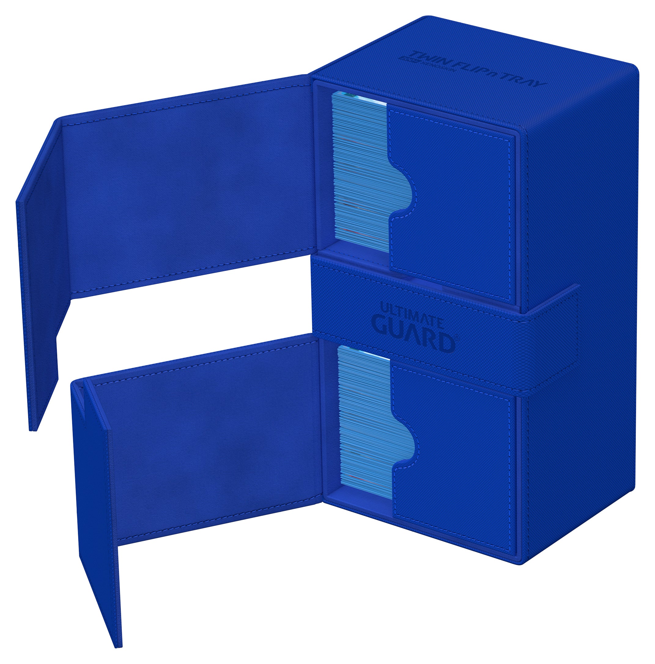 Ultimate Guard - Twin Flip’N’Tray Xenoskin 200+ Monocolour Blue