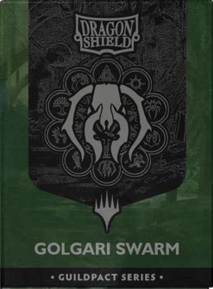 Dragon Shield - Dual Matte 100ct - MTG Guildpact Series - Golgari Swarm
