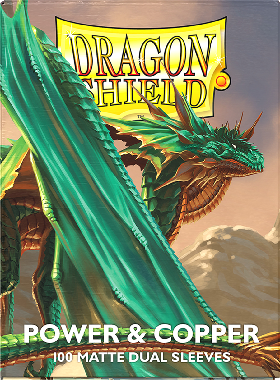 Dragon Shield - 100ct Standard Size Dual Matte - Power and Copper
