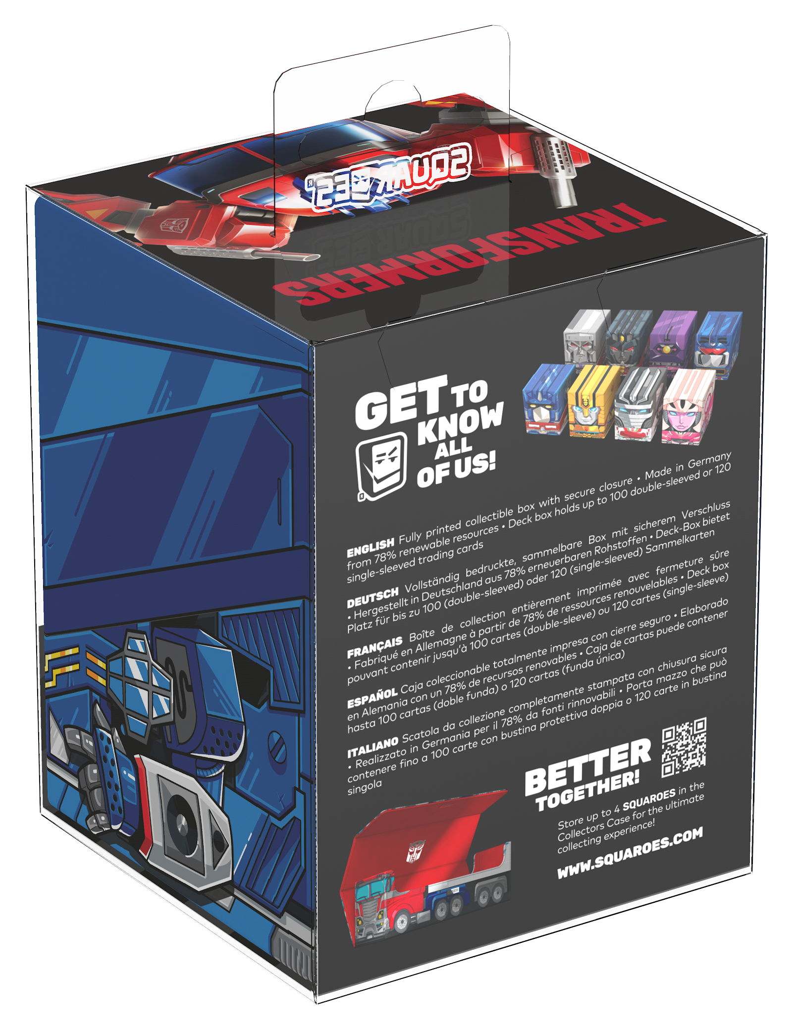 Ultimate Guard - Squaroes 100+ Hasbro Transformers Soundwave