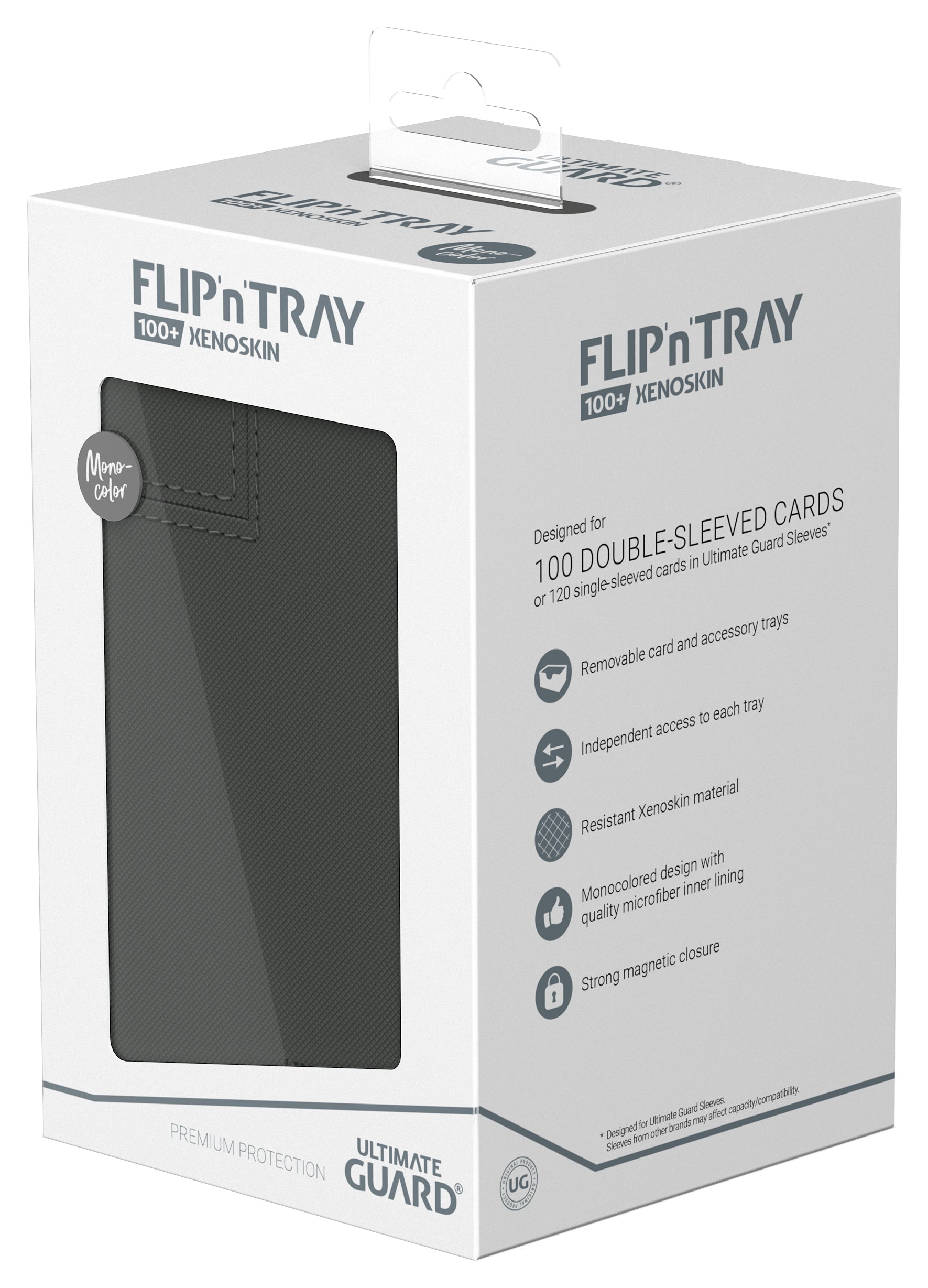 Ultimate Guard - Flip’N’Tray Xenoskin 100+ Monocolour Grey