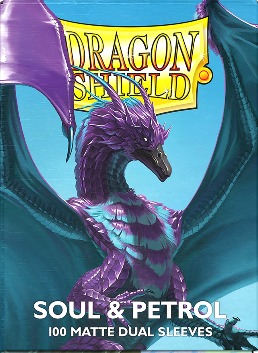 Dragon Shield - 100ct Standard Size Dual Matte - Soul and Petrol