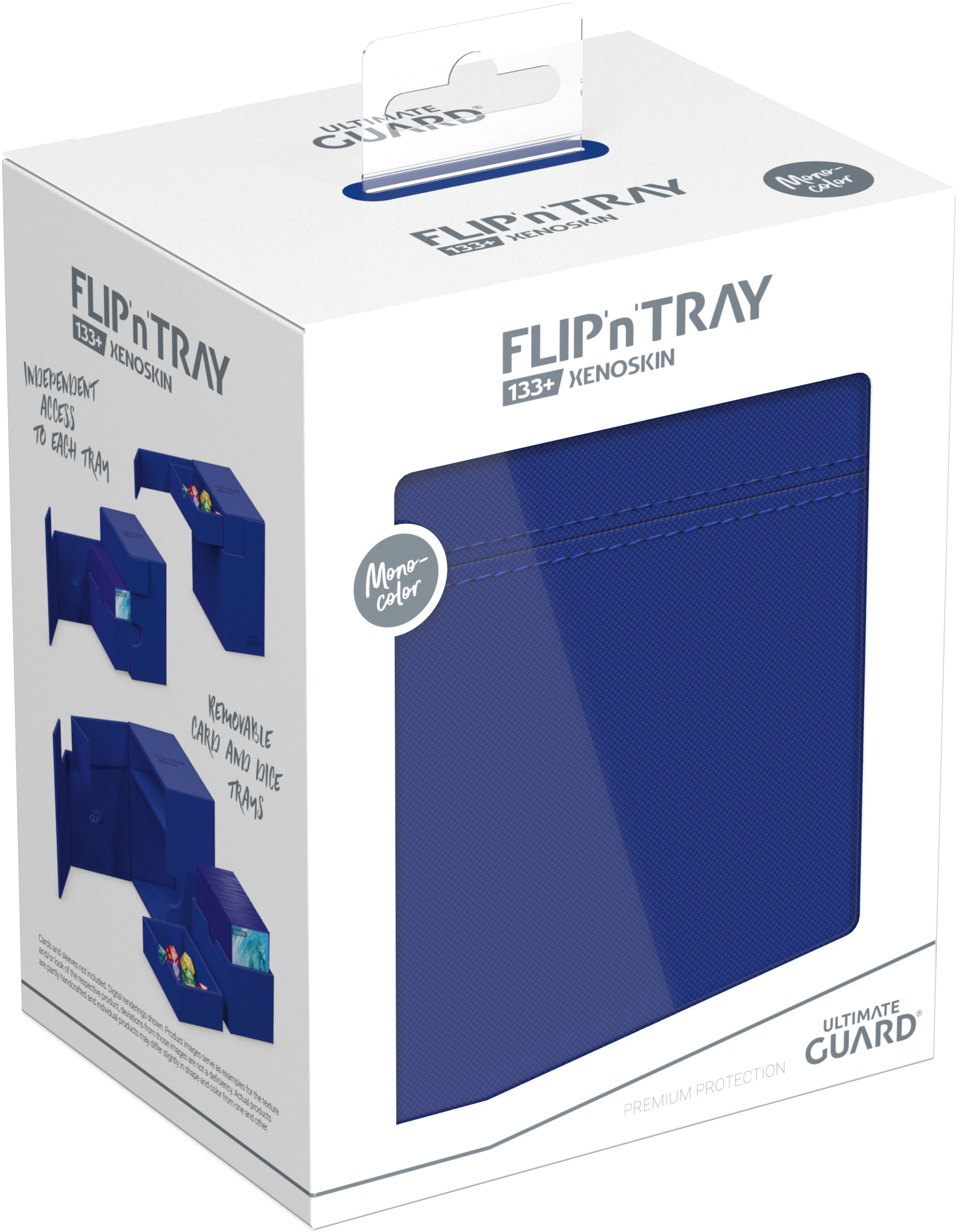 Ultimate Guard - Flip’N’Tray Xenoskin 133+ Monocolour Blue