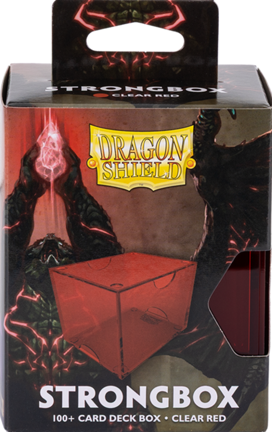 Dragon Shield - Strongbox Clear Red