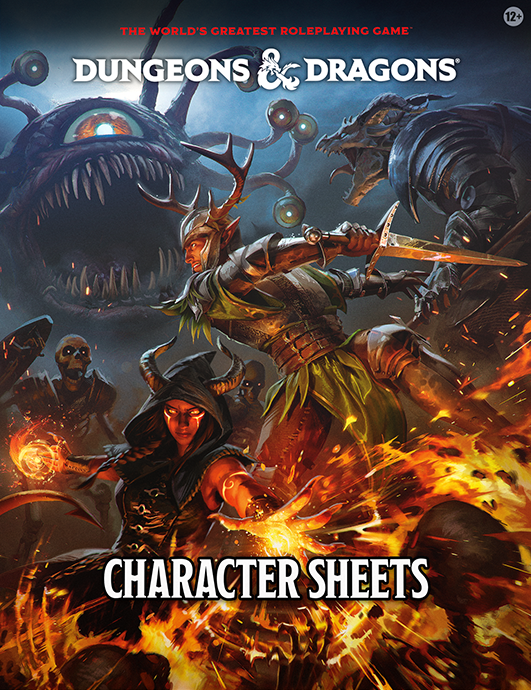 Dungeons & Dragons - RPG 2024 Character Sheets (PRE ORDER)